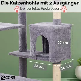 Ecosa Kratzbaum XXL 170 cm grau