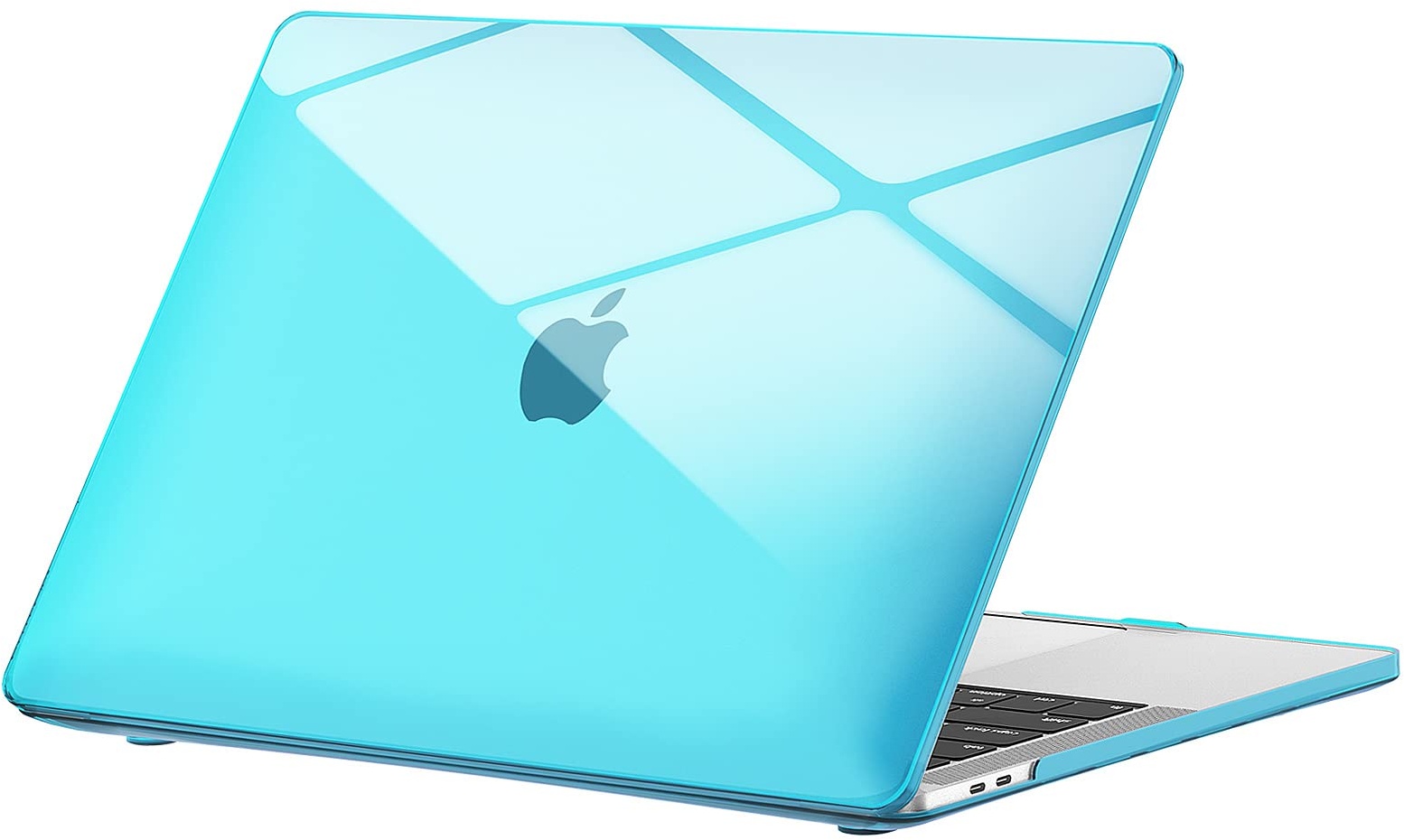 Gahwa Hülle Kompatibel mit MacBook Pro 13 Zoll 2022 2020 2019 2018 2017 2016 (Modell: A1708/A1706/A1989/A2159/A2251/A2289/A2338), Ultradünne Glatt Hartschale Schutzhülle Case Cover - Himmelblau