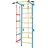Costway Sprossenwand Turnwand, mit Klimmzugstange, Metall gelb
