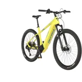 Fischer MONTIS 8.0i, Elektrofahrrad für Damen und Herren, RH 43 cm, Mittelmotor 90 Nm, 36 V Akku, Gelb