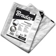 Bradas Abdeckplane transparent 8 x 10 m
