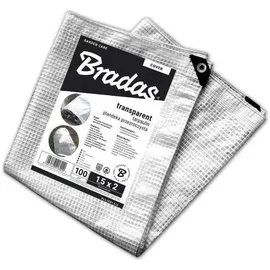 Bradas Abdeckplane transparent 8 x 10 m