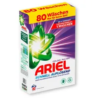 Waschpulver, Color Waschmittel Farbschutz– 5,2 kg (80 Waschladungen) – Effektive Fleckenentfernung, strahlende Sauberkeit 100% Frische und Pflege