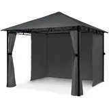 Blumfeldt Mondo Gartenpavillon Partyzelt Gazebo 295x262x295 Stahl Polyester