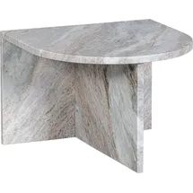 Woood Couchtisch WOOOD "Xhail", transparent (natürlich, natürlich), B:50cm H:35cm T:50cm, Tische, Couchtisch Eckige Couchtische, mit großzügiger Tischplatte, aus Marmor, H 35 cm x B 50 cm