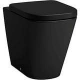 Laufen Meda Stand-WC H8231117160001 36x54cm, spülrandlos, schwarz matt