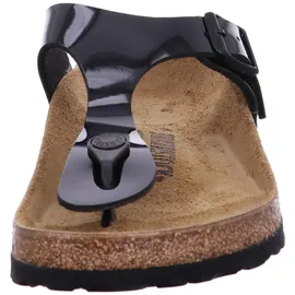 Birkenstock Gizeh Birko-Flor Lack schwarz lack 39