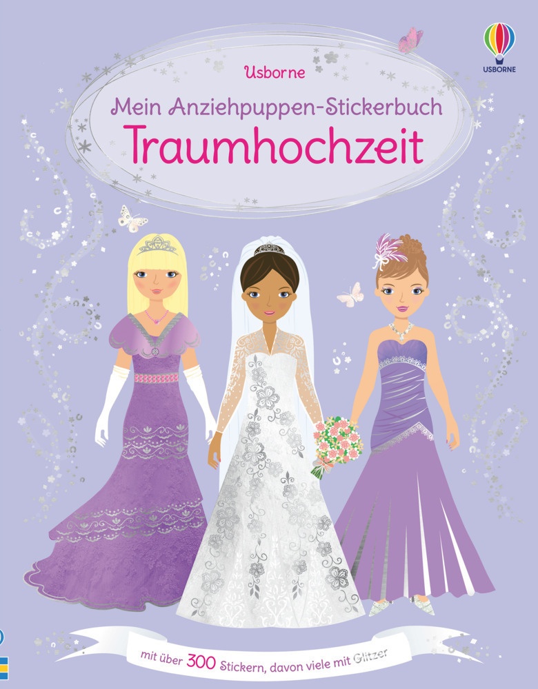 Mein Anziehpuppen-Stickerbuch: Traumhochzeit - Fiona Watt  Kartoniert (TB)