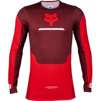 Fox Flexair Optisches Motocross-Trikot, Schwarz/Rot, L - L