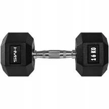 HMS Hex Pro Kurzhantel 16 kg schwarz