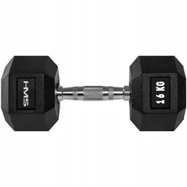HMS Hex Pro Kurzhantel 16 kg schwarz