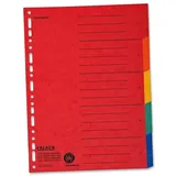 Falken Zahlenregister A4 Karton 5 Stück