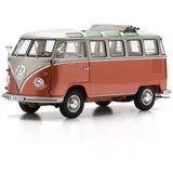 Schuco VW T1 Camper Orange/Weiß 1:18