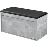 [en.casa] - 80x39x45cm - Betonoptik/Schwarz