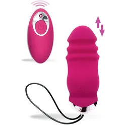 Lovelyness - Vibrator Ei mit Stoß-funktion - Rot