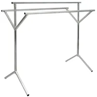 Eyepower Garderobenständer Klappbar 150 cm Silber