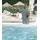 Prosperplast Sand Slim Ø 34,9 x 61,9 cm weiß