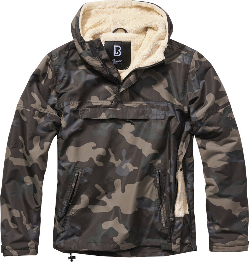 Brandit Windbreaker Sherpa Jas, veelkleurig, S Voorman