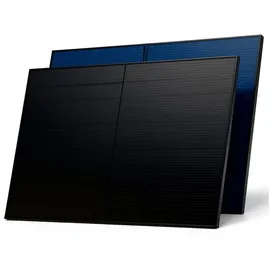 sunniva SUNNIVA® Solarmodul 2x 500 W FULL BLACK Bifazial Glas/Glas PV Modul Solarpanel - PMax 1000W (2x500W) Bifacial N-Type, für Balkonkraftwerk oder PV Solar Anlage