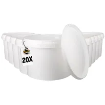 FixedByU Putzeimer 3 Liter Weiß