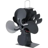 Ofenventilator, 4-flügeliger Ofenventilator, Thermischer Ofenventilator, Aromatherapie-brenner Mit Ventilator, Umweltfreundlicher Und Leiser Ventilator Mit Hocheffizienter Wärmeverteilung