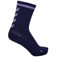 hummel Unisex Elite Indoor Sock Low Pa Sock ,Marine/Paisley Purple,27/30