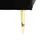 Beliani Flayat 140 x 200 cm H2 Schwarz/Gold