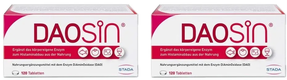 Daosin Tabletten zur Unterstützung des Histaminabbaus