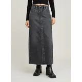 G-Star Viktoria Snaps Long Rock - grau, - Damen, - 26