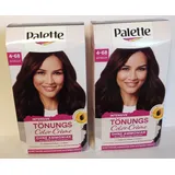 2x Poly Palette Intensive Tönungs Color-Crème 4-68 Rotbraun NEU