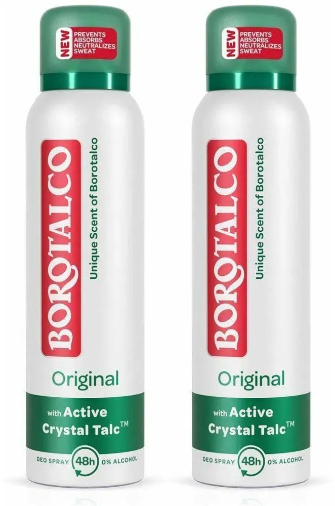 Borotalco Deodorant Original spray 2x150 ml Deodorant