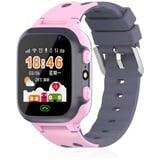 Cuifati Kinder-Smartwatch, 2G-GPS-Tracker, Kinder-Telefon-Smartwatch mit SOS, SMS, 2-Wege-Anruf, Taschenlampe, Klassenzimmermodus, 1,44-Zoll-Farb-Touchscreen-Armbanduhr für (Rosa)