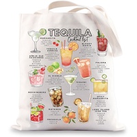 BWWKTOP Lustige Tequila Tragetasche Tequila Liebhaber Geschenke Tequila Umhängetasche Tequila Trinker Geschenke, Tequila, Large - L