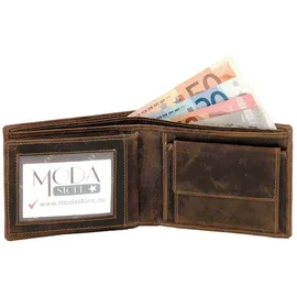 GREENBURRY Vintage 1702-Stag-3 Herren Geldbörse braun