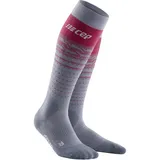 CEP Herren Ski Thermo Merino Compression Socks, grey/red, V