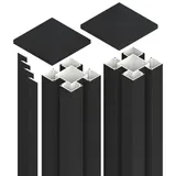 OSMO Aluminiumpfosten Typ B 9 x 9 x 200 cm Anthrazit