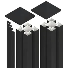OSMO Aluminiumpfosten Typ B 9 x 9 x 200 cm Anthrazit