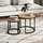 home collective Couchtisch Rund Eiche hell 50 x 43 cm