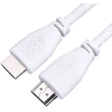 Raspberry Pi® CPRP020-W HDMI-Kabel [1x HDMI-Stecker - 1x HDMI-Stecker] 2.00 m Weiß