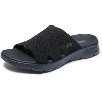 SKECHERS On-the-Go Walk Flex Elation Damen-Sandale, Schwarz/Schwarz, 39 EU