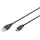 Digitus USB-A auf Mini-USB 1,8 m Schwarz