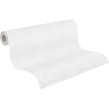 A.S. Création Vliestapete Meistervlies Pro 10,05 x 0,53 m 3D Ornamente überstreichbar
