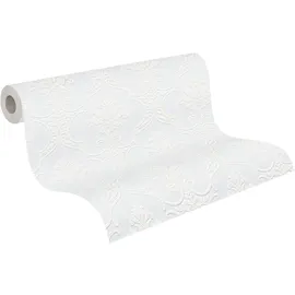 A.S. Création Vliestapete Meistervlies Pro 10,05 x 0,53 m 3D Ornamente überstreichbar