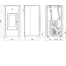 Haas + Sohn Pelletto IV 419.08 perl-anthrazit/weiß