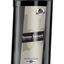bruno banani Man 3-in-1 Shower Gel für Männer mit klassisch-maskulinem Amber-Fougère-Duft, 250 ml