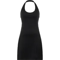 super.natural Neckholder Kleid Schwarz L