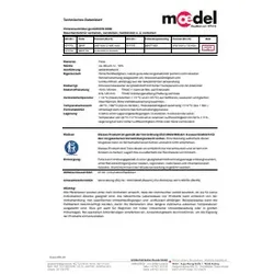 MOEDEL Schild Rauchschutztür Folie 57773 297x105mm
