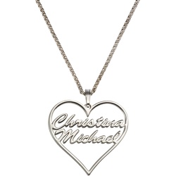 Firetti Namenskette »Schmuck Geschenk Silber 925 Halskette mit deinem Namen« Firetti silberfarben