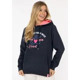 Zwillingsherz Fernweh nach Meer Hoodie Marine SM (S/M)
