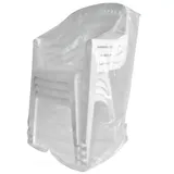 Sunnydays Stapelstuhlschutzhülle 66 cm Transparent/Weiß